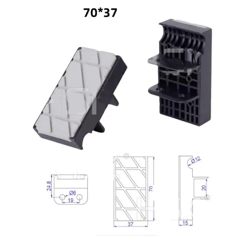 10PCS Conveyance Track Chain Pad 80x30mm Chain Plate Machinery for Homag Brandt Edge Banding Machine Woodworking