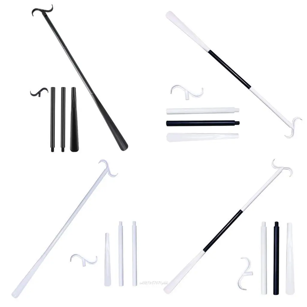 X5XA Multipurpose 35 Inch Long Shoe Horn Sock Remover Elderly Dressing Helper