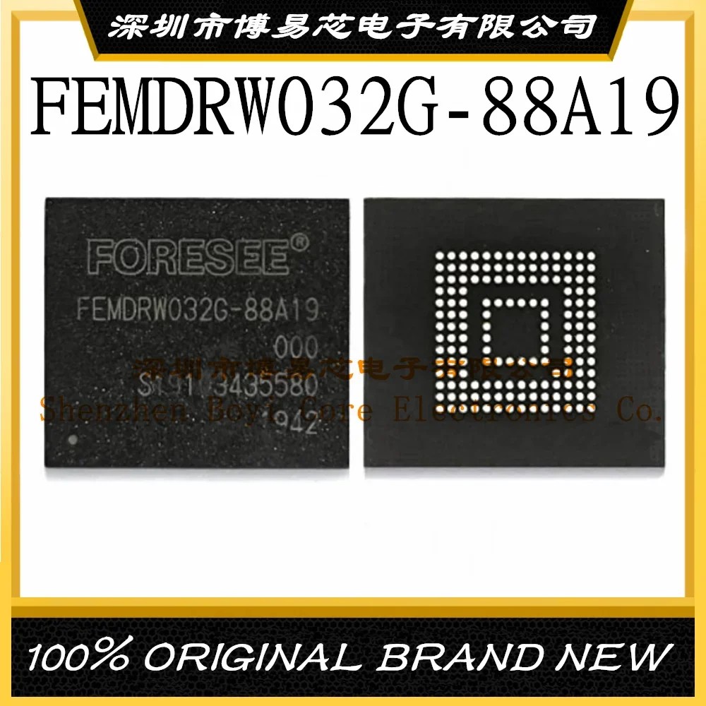 

FEMDRW032G-88A19 32GB flash memory eMMC version 5.1 font life 0-10