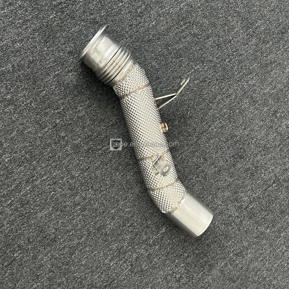 Auspuff-Downpipe für BMW 535i N55 3.0T 2011-2016 304 Edelstahl Performance Racing Hochleistungs-Turbolader-Rohr-Kit-Teil – Detail 7
