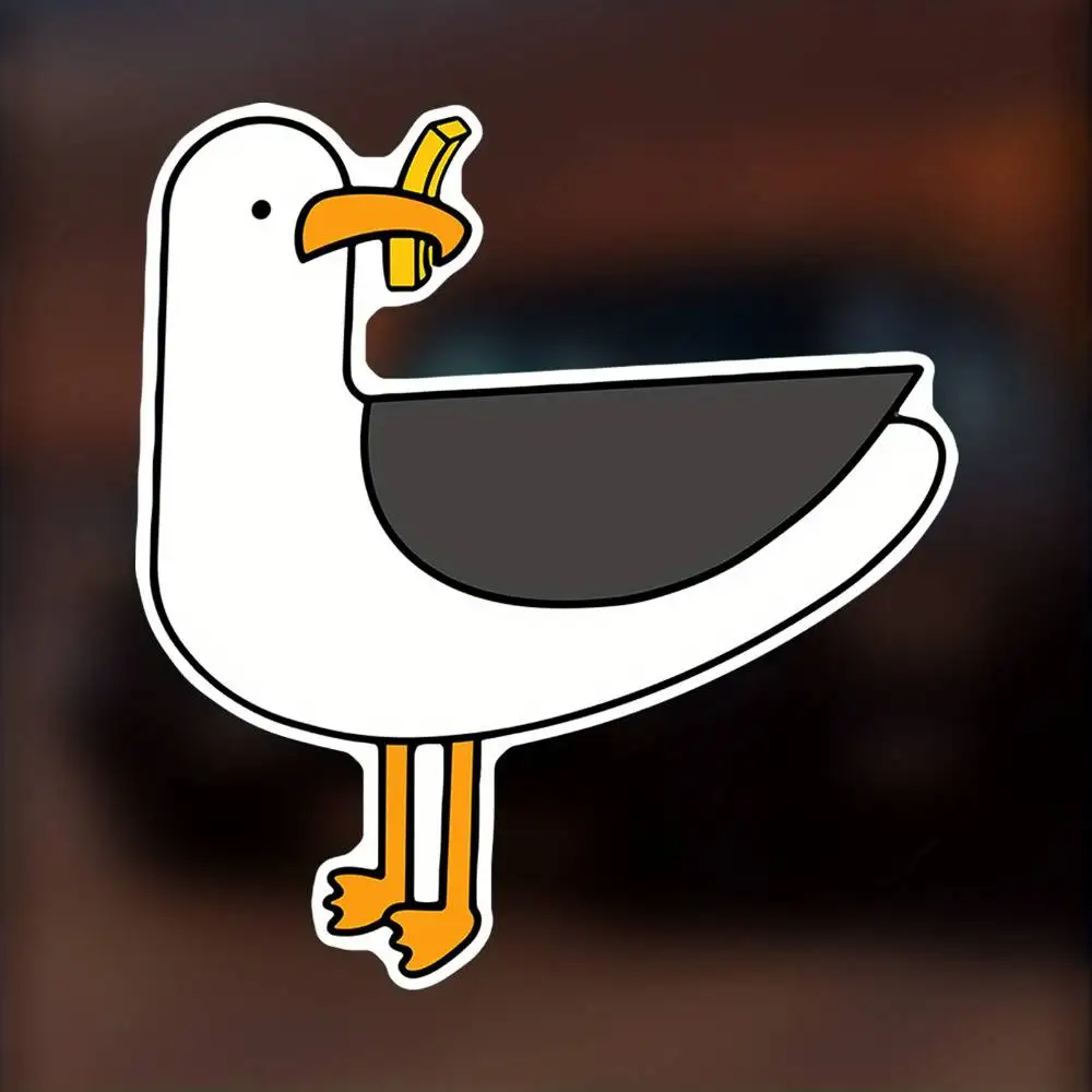 Seagull Frycar Sticker Suitable For Laptop Bottle Truck Phone Macbooks Motorcycl Waterproof Stickers For Decorating Car Windows