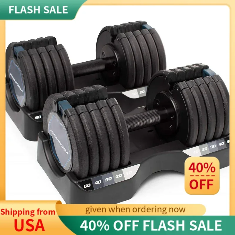 

50 Lb. Rapid Strike Dumbbell Set