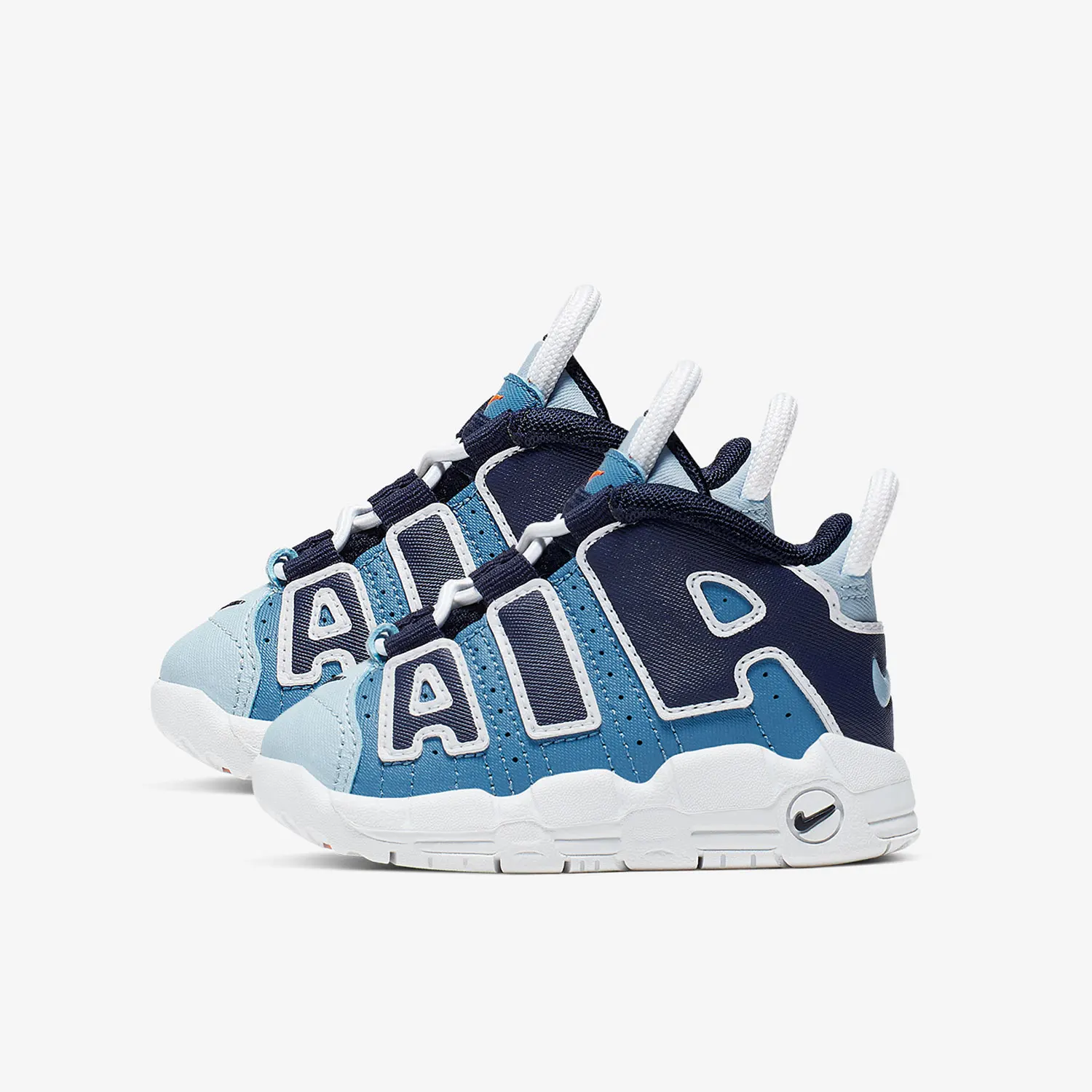 Nike's authentic new Air More Uptempo children's air cushioned sports shoes CK0825-404