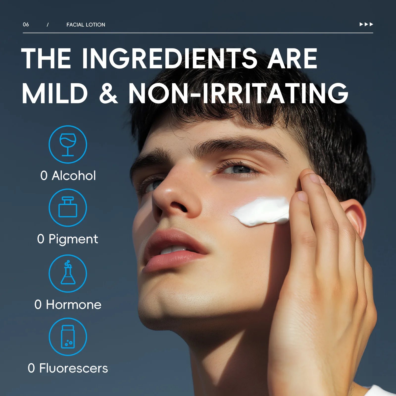 

LAIKOU Увлажняющий лосьон для лица для мужчин, 100 мл, безмасляный увлажняющий лосьон для всех типов кожи, быстро впитывающийся ежедневный увлажняющий крем для лица