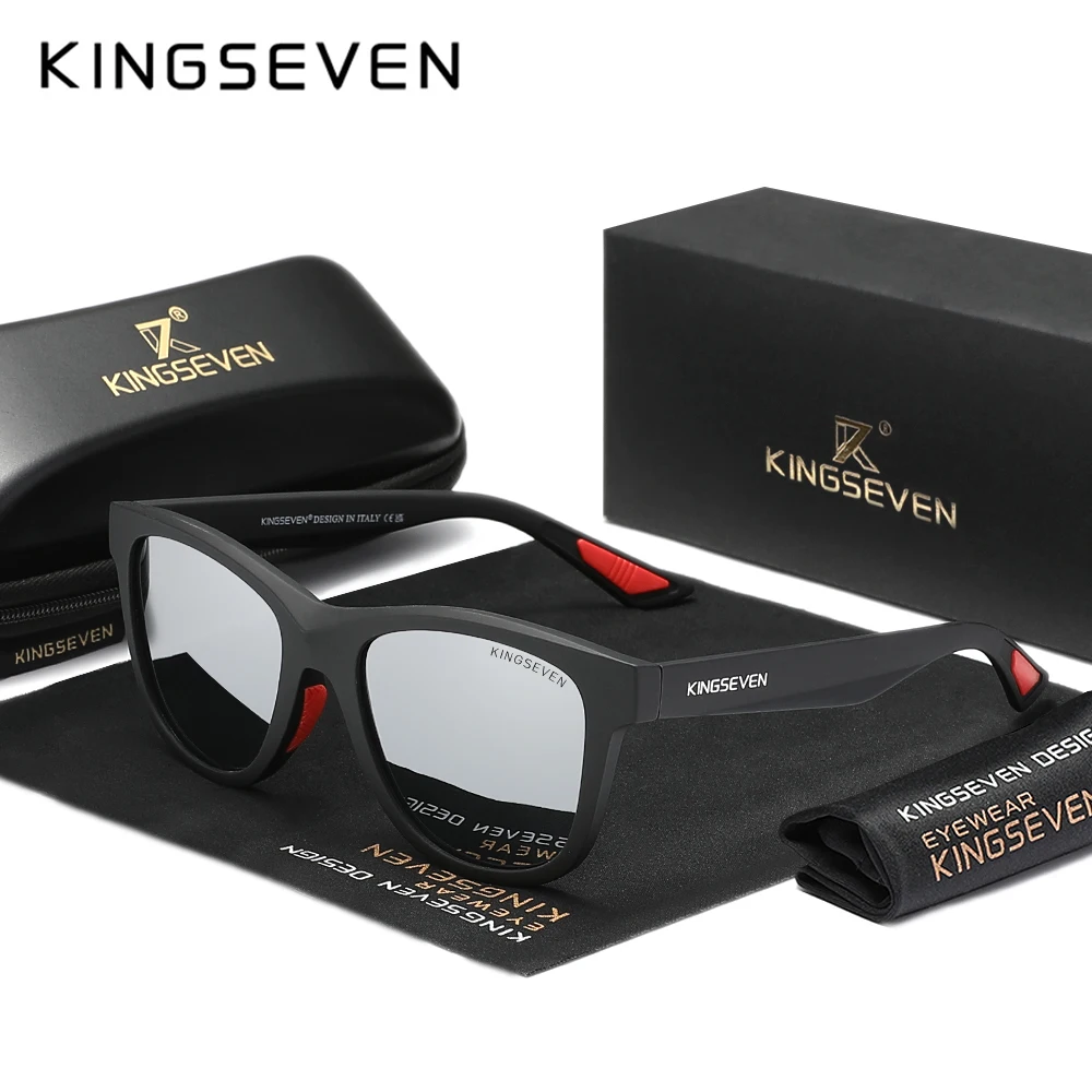 

KINGSEVEN брендовые классические мужские поляризационные квадратные солнцезащитные очки модные UV400 очки для женщин Óculos N797