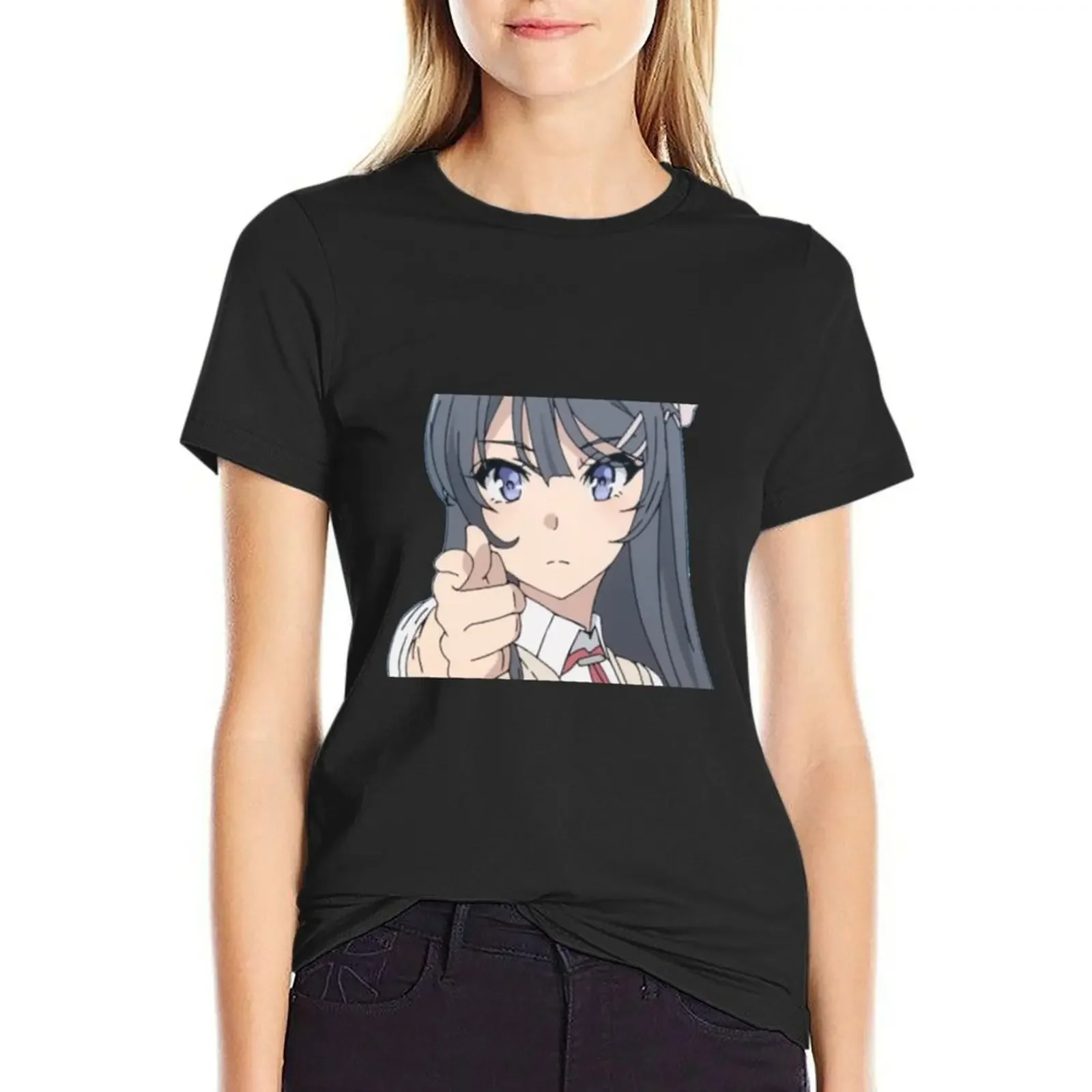 

Mai Sakurajima - RASCAL DOES NOT DREAM OF BUNNY GIRL SENPAI T-Shirt sports fans kawaii clothes tees tops Women