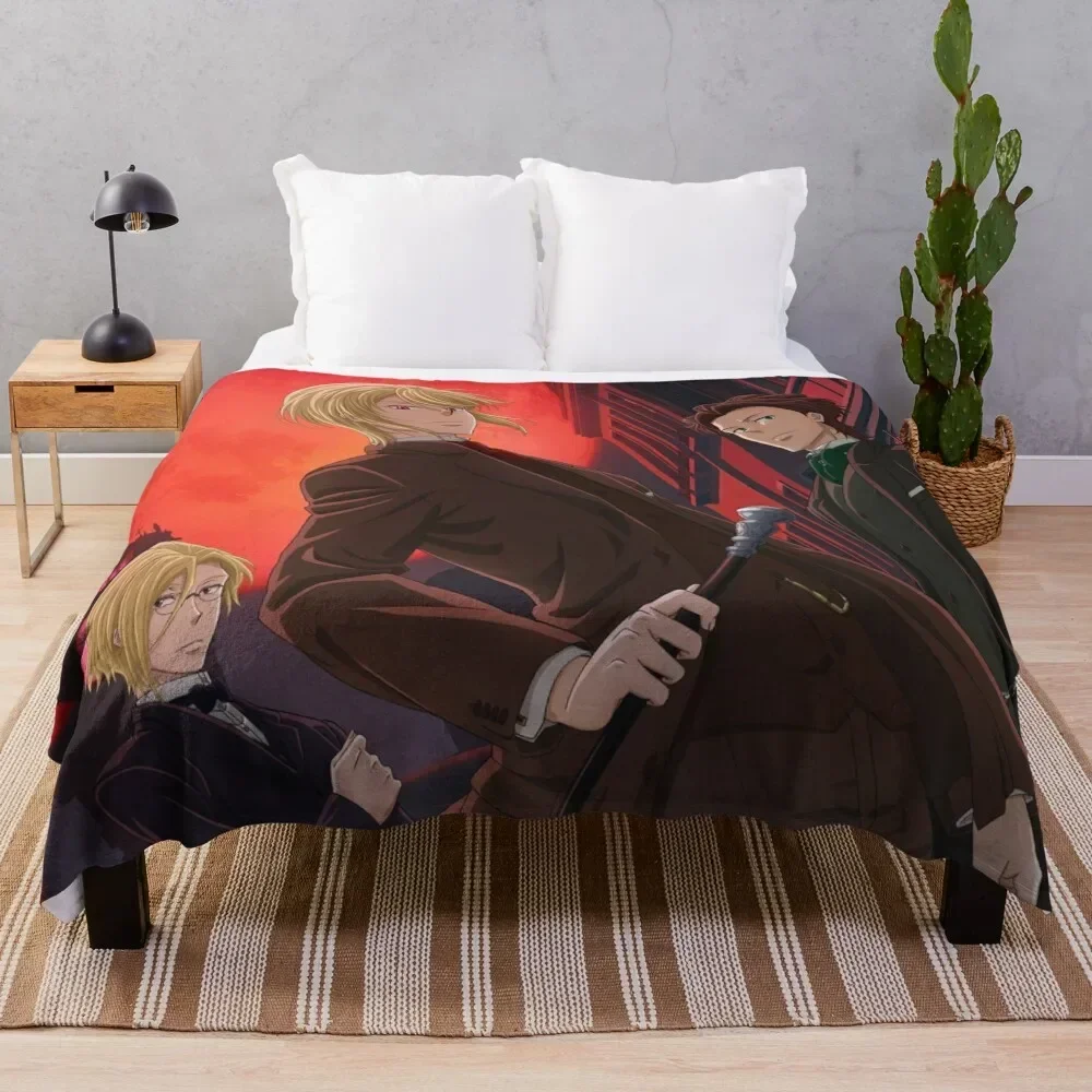 Moriarty the Patriot Anime Throw Blanket Decorative Throw Thermals For Travel Blankets