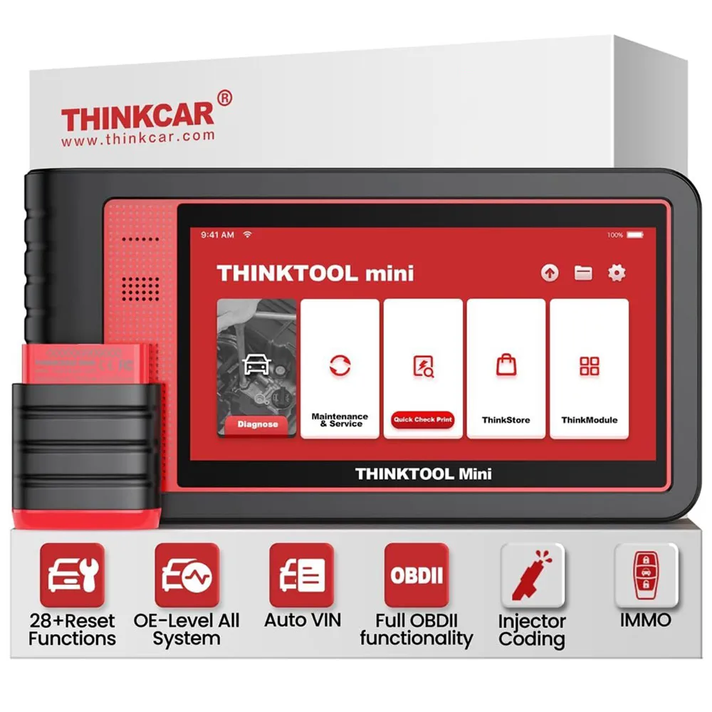 THINKCAR Thinktool Mini OBD2 Scanner All System ECU Coding EPB ABS Oil SAS Reset Bi-directional Professional Car Diagnostic Tool