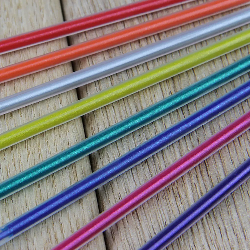 

12Pcs Glitter Gel Pen Refills 100Mm Color Assortment Smooth Clean Writing for Crafting Coloring Books Journaling Sketching Study