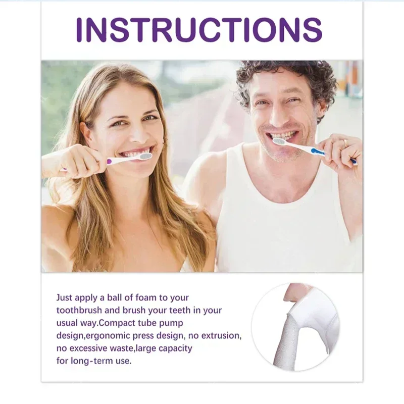 ²⁰²⁵ Toothpaste Whiten Clean Teeth Remove Stains Oral Care Management Fresh Breath