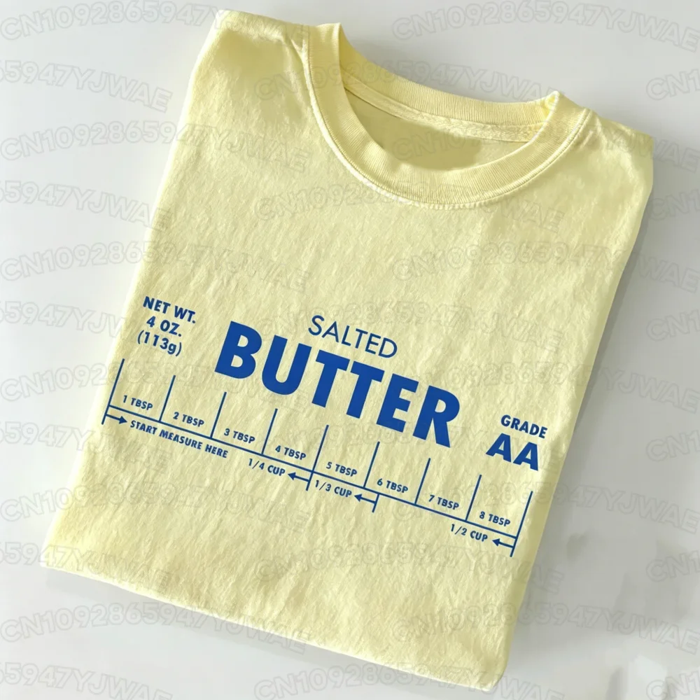 Camiseta divertida de mantequilla salada para mujer y hombre, regalo para panadero, amante de la mantequilla, regalo para amantes de la comida, camiseta con diseño de barra de mantequilla