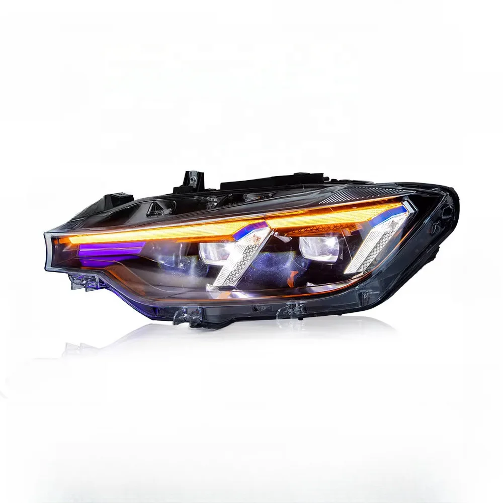 

3 Series F30 2009-14 Auto Parts Halogen Xenon Hid Headlight Assembly Upgraded to F30 Full Led Without AFS
