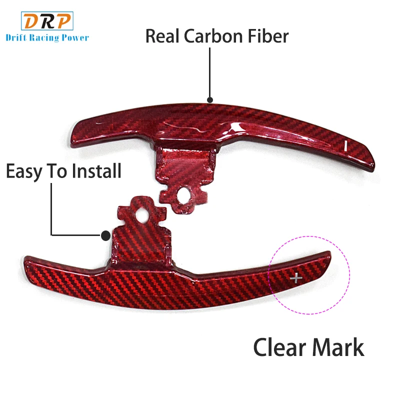 Real Carbon Fiber Shift Paddle For BMW F36 F21 F22 F32 F30 F02 F80 F11 F06 F20 F23 F10 F12 F26 F15 M3 M4 M5 M6 Steering Wheel