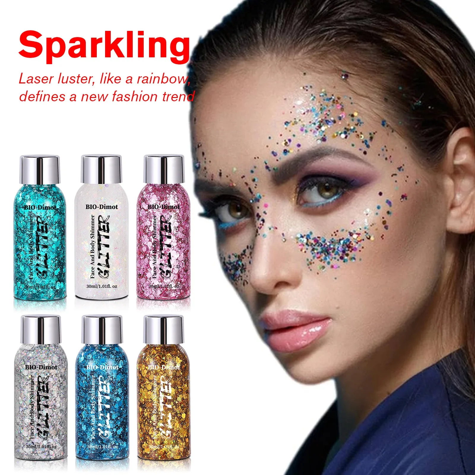 アイグリッター ネイル ヘア ボディ フェイス メイクアップ デコレーション パーティー フェスティバル ジェルアート 防水 高光沢 グリッター ボディ 多機能