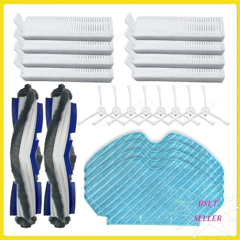 

Main Side Brush Hepa Filter Mop As Shown Plastic For Tefal Explorer Serie 60 / RG7447, RG7455, Rg7447wh, RG7455WH