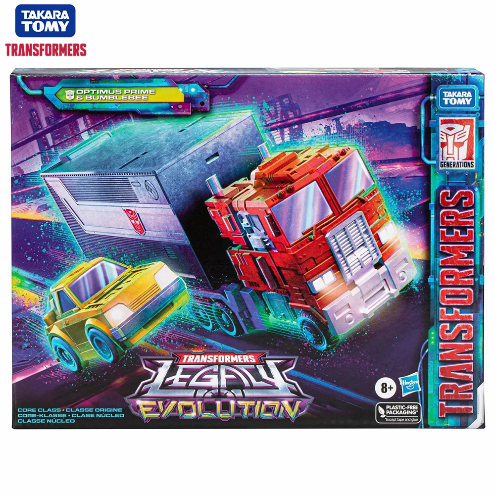 

In Stock TAKARA TOMY Transformers Legacy Evolution Core Class Optimus Prime & Bumblebee Collectible Action Figure Model Toys