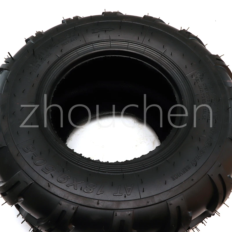 18X9.50-8 Tyre with Rim Fit for ATV Buggy Quad Lawn Mower Garden Tractor 150cc 200cc 250cc 300cc Front Rear Wheel