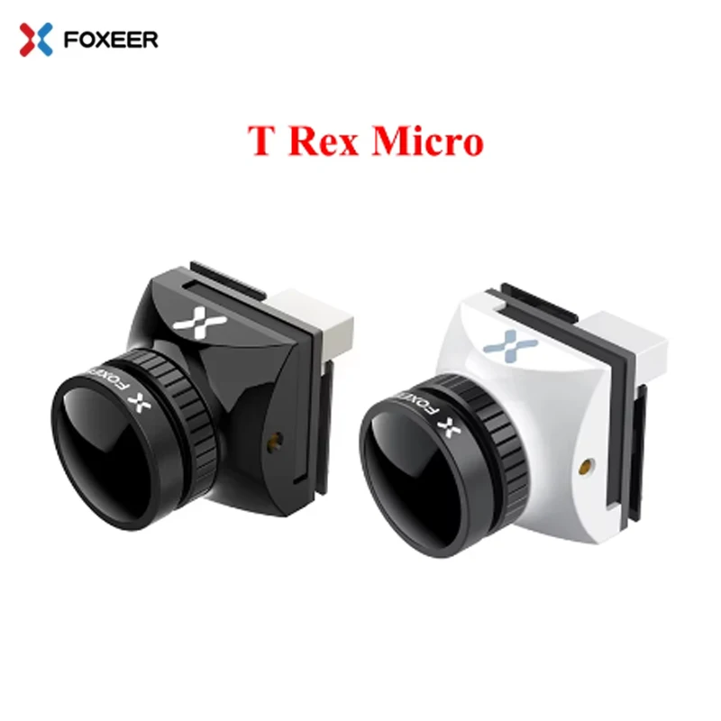 Foxeer T Rex Micro 1500TVL 2ms cámara Super WDR FPV de baja latencia 4:3/16:9 PAL/NTSC conmutable para piezas de bricolaje de drones