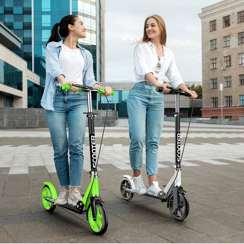 YY Scooter Two-Wheel Teenagers and Older Children Folding Single-Leg Adult Adult Riding