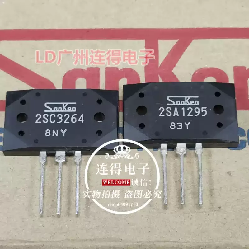 Brand new original Sanken 2SC3264 2SA1295 fever amplifier high-power audio pairing tube pairing tube