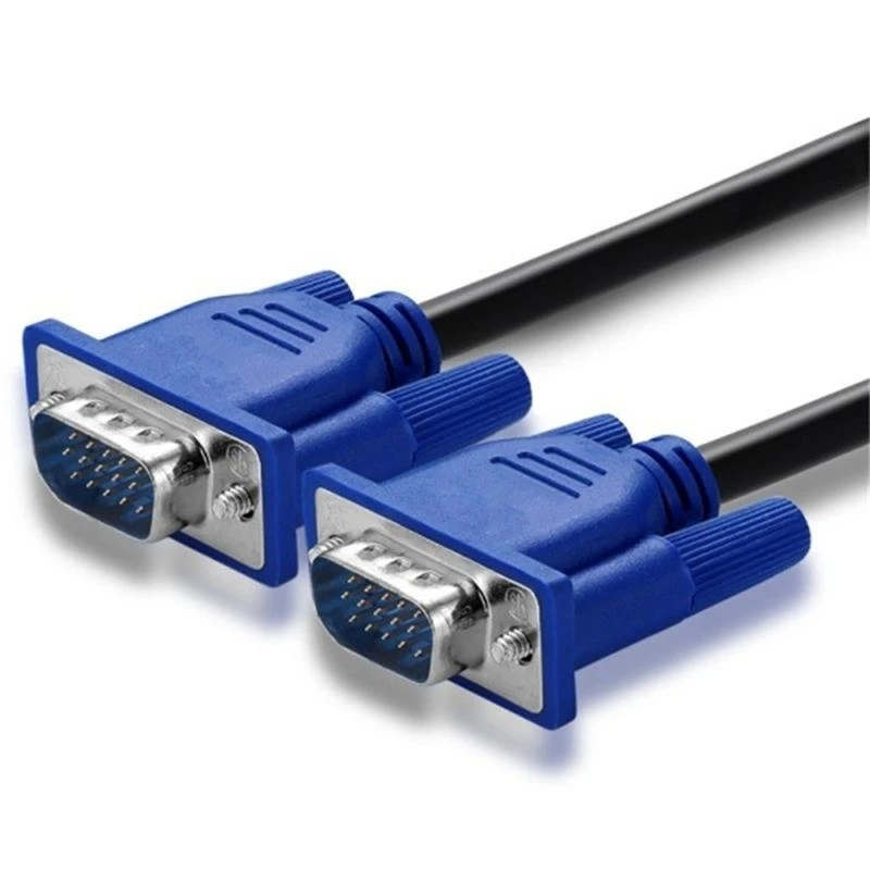 P9FA مرنة كابل VGA الذكور إلى الموصلات الذكور سلك مسطح لتوصيل أجهزة الكمبيوتر بالمراقبة ومكافآت أجهزة التلفزيون والتشغيل #4