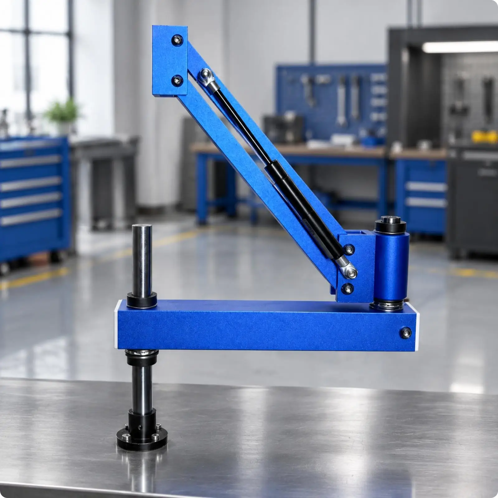 Cantilever Bracket with Articulated Arm Anti Wobble Cantilever Support Bracket Stable for Metalworkers, Repetitive Tasks,