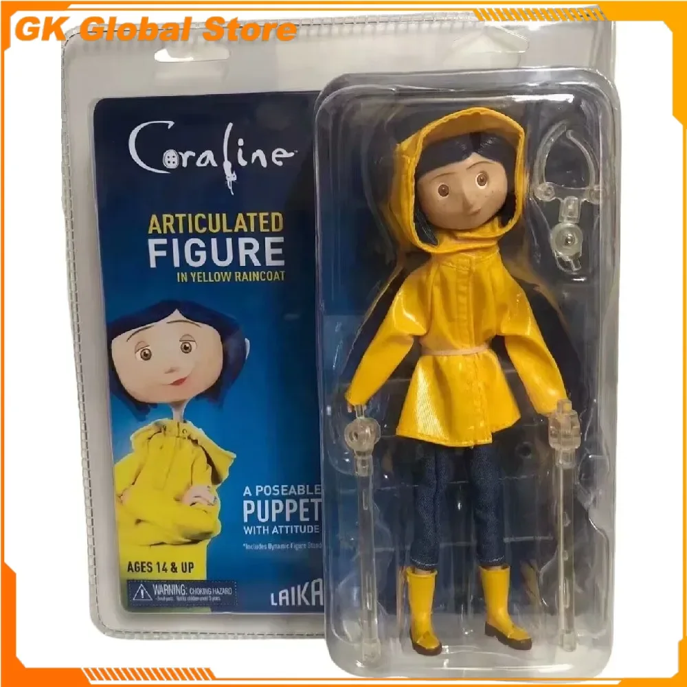 18 cm Nieuwe Coraline & De Geheime Deur Caroline Figuur Perifere Model Gewrichten Kan Bewegen Desktop Decoratie Ornamenten Kids Gift speelgoed