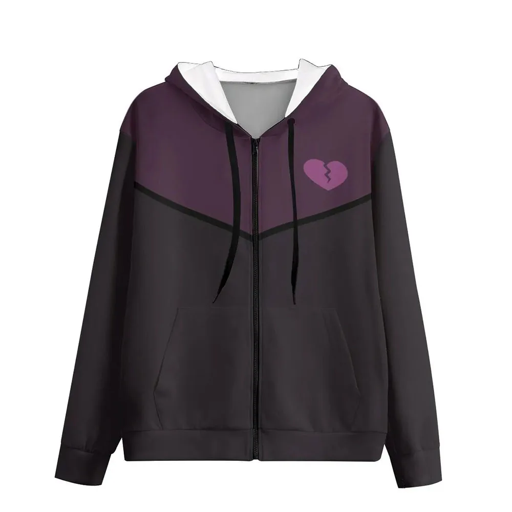 Custom Susie Cosplay Deltarune Zipper Hoodies Undertale Unisex Zip Up Hooded Sweatshirt Men Women Clothing Jacket Monster Print