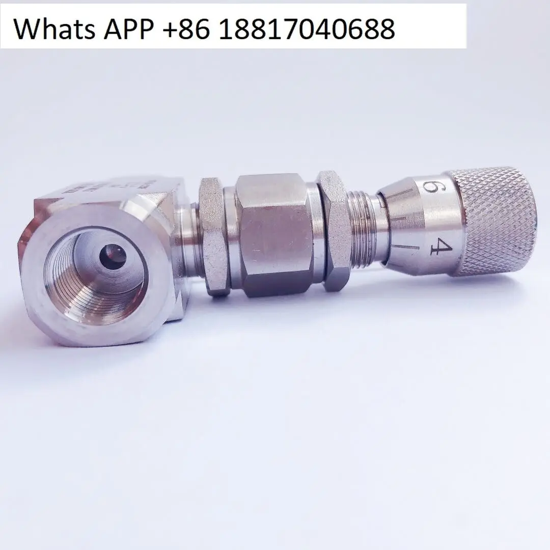 

High precision trimming valve, with graduated regulating valve, stainless steel micro regulating valve WL13H-320P G1/4