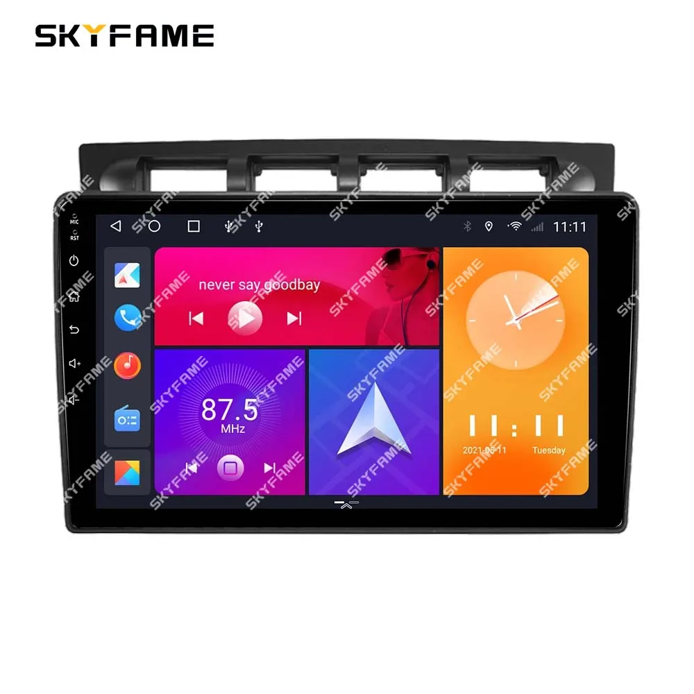 SKYFAME Car Frame Fascia Adapter Android Radio Audio Dash Fitting Panel Kit per Kia Picanto Morning Euro Star