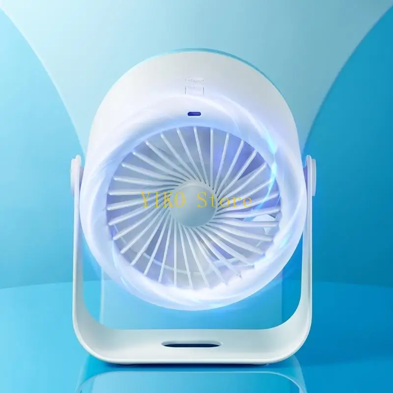 K32C Convenient Fan Quiet Handheld Fan USB Fan Strong Airflows Hangings Fan