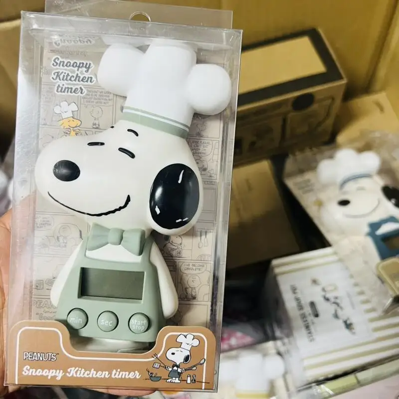 سنوبي المطبخ الموقت Kawaii الكرتون اليابانية الأصلية سنوبي يمكن استخدامها كملصق الثلاجة لهدايا عيد ميلاد الأطفال