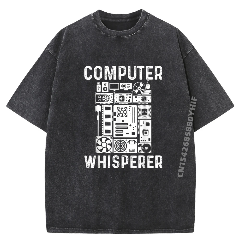

Mens Graphic Tees Funny Computer Geek Tech Nerd Women Cool Support Brand T Shirt Mens Outdoor Washed Tshirt For Men