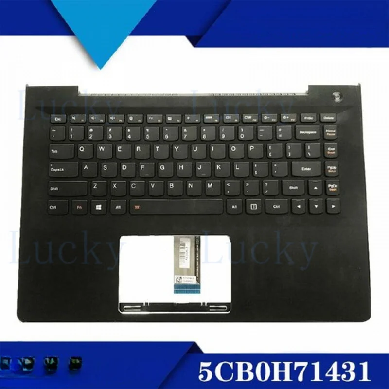 

Клавиатура для Lenovo I2000 S41-70 500S 300S-14 C, чёрная, раскладка US, 5CB0H71431