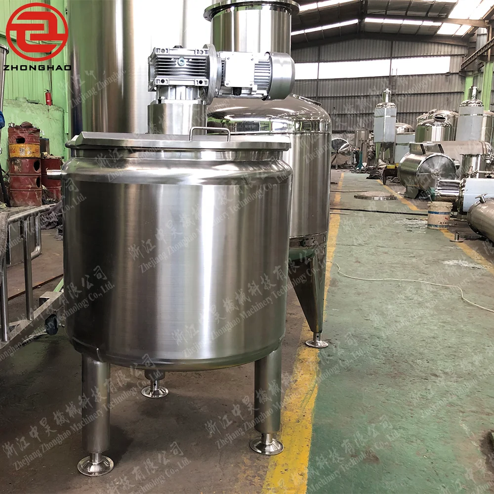 High quality Vacuum Tank stainless steel Sugar and salt processing mixing machine with agitator and Electric heating