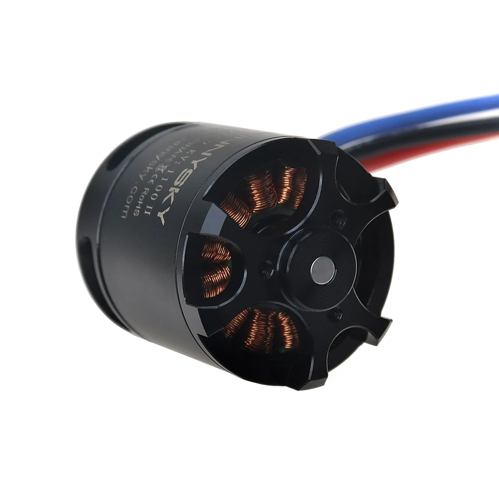 SUNNYSKY X2216 Series Brushless Motor (Flat Shaft /Rear Output Shaft ) 880KV/1100KV/1250KV/1400KV/2400KV for RC Fixed-Wing Drone