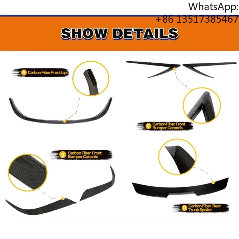 High Quality Carbon Fibre Auto Body Kit for Ferrari California T 2015-2018 view 5