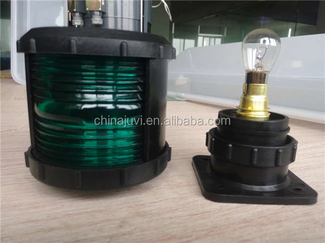 CXH1-101P Double Deck Marine Ship Boat Yacht Navigation Signal Light-（Default green, other colors need to be noted）