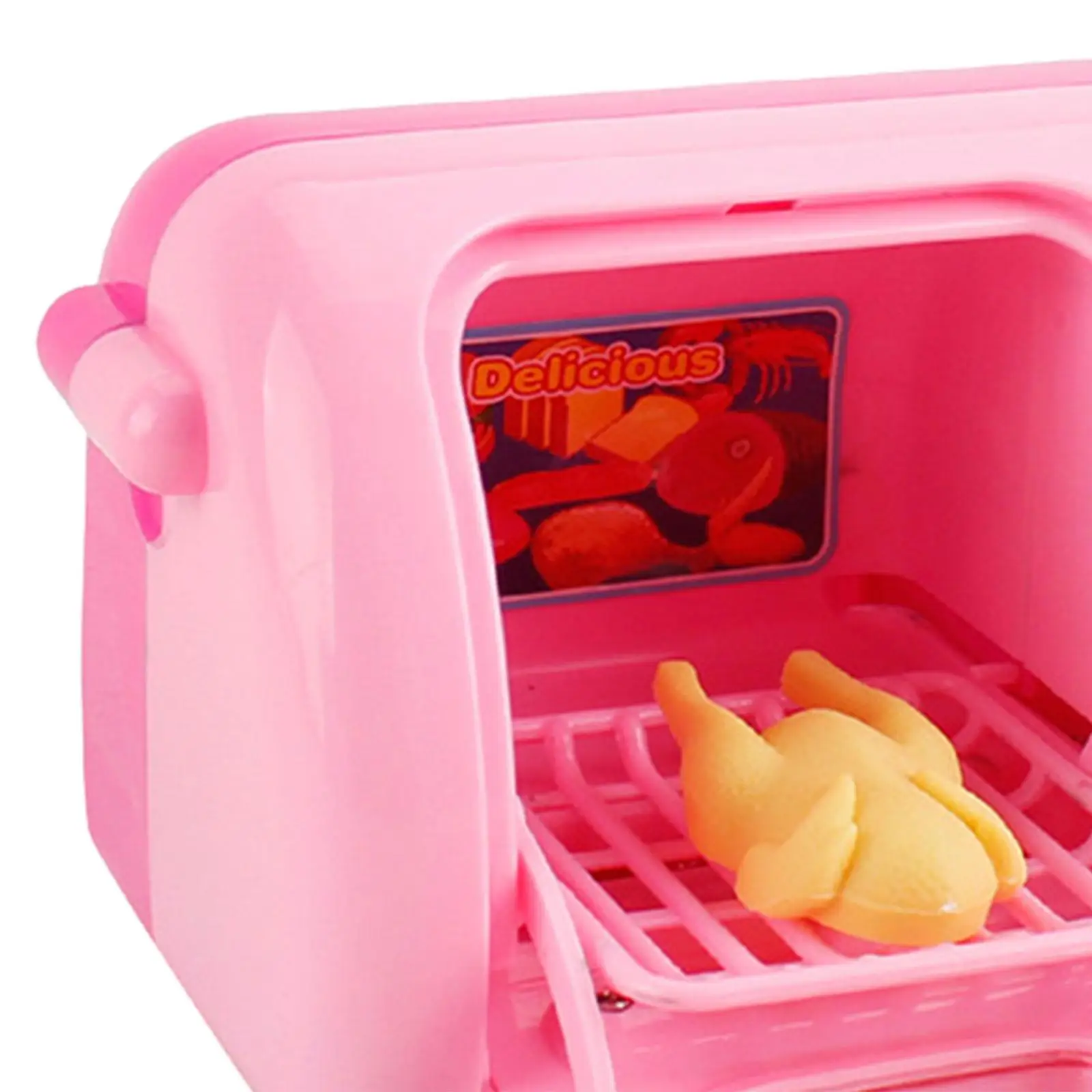 Toy Oven Kitchen Play Set Mini Oven Toy Fake Food Development Miniature