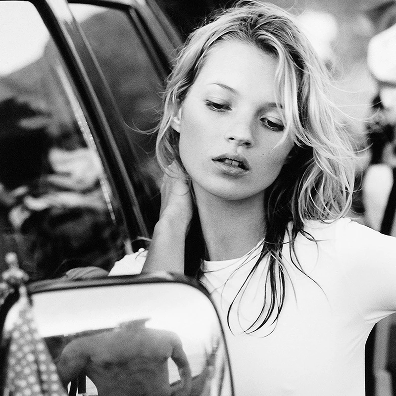 بريجيت الفرنسية الأزياء المشارك قماش الفن يطبع، أبيض وأسود نموذج صور خمر صورة الفن اللوحة ديكور جدران غرفة المنزل #2