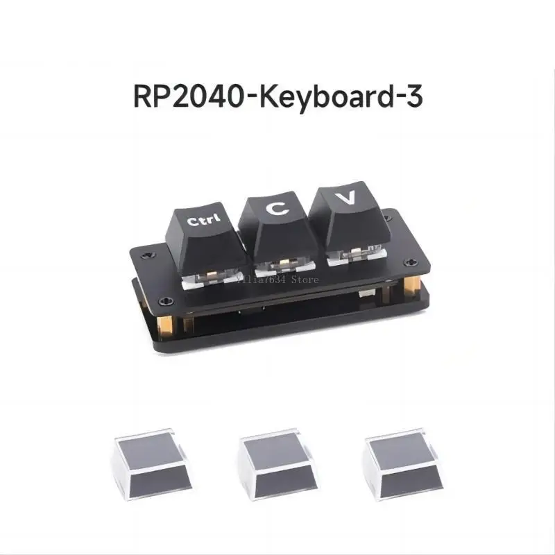y Keypad Keyboard Copy Pastes Ctrl C/V Programmable Mini Keypad RP2040 Chip