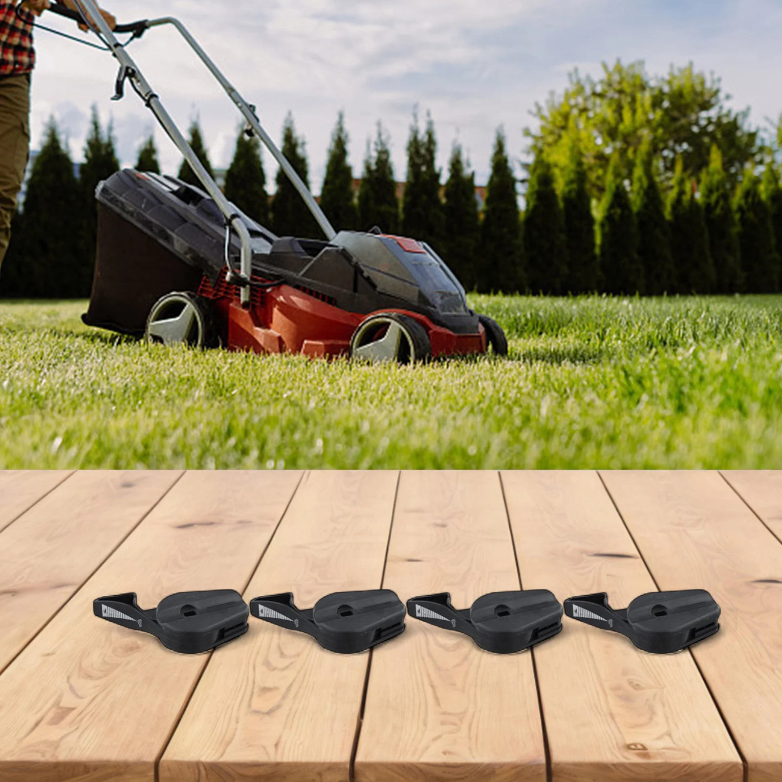 Kompatibler Gasgriffschalter, Rasenmäher-Schalter, Gasgriffschalter, einfache Installation, Gashebelschalter, Gas