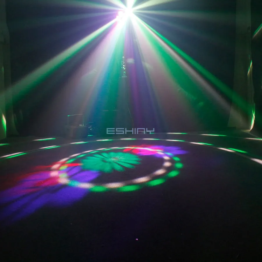 Magic Ball Colors Beam LED Lights, Projetor Laser Strobe, Iluminação de Palco, DJ Disco, DMX512, Party Dance Lamp, 60 Padrões, G25N8, 4in 1