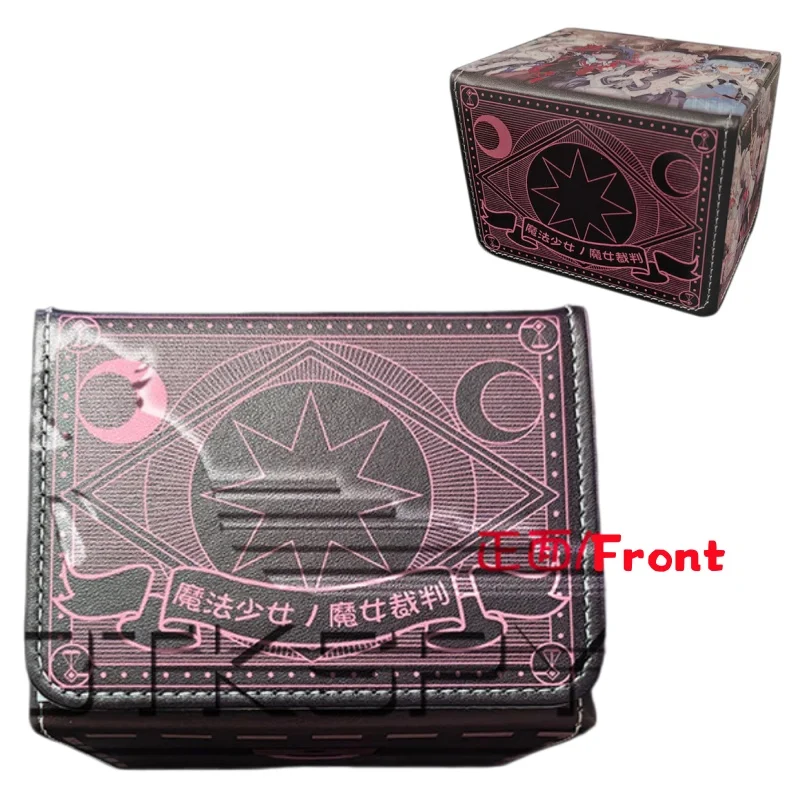 

WS Magical Girl Witch Trials Sakuraba Ema Board Game Card Box PTCG OPCG DTCG Magnetic Leather Game Collection Card Storage Box