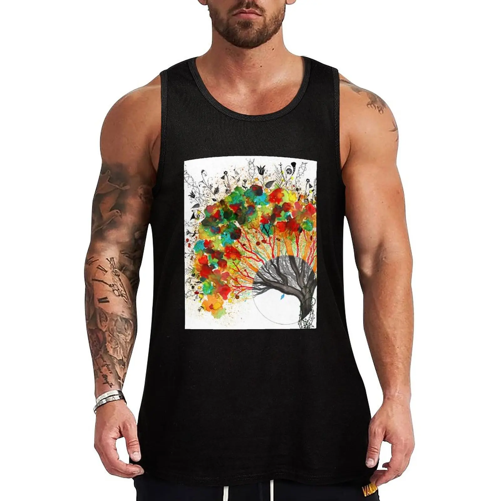 

One thousand trees Tank Top Vest male T-shirt for fitness gym clothes man fitness