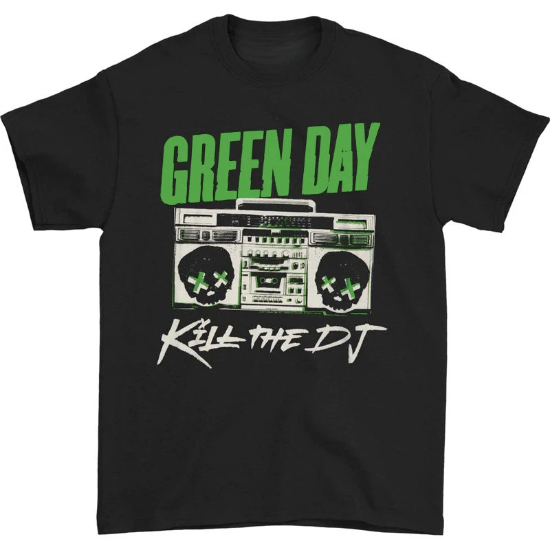 2026 Art Green Day Rock Band T-Shirt Cotton Graphic Tee Men Women Summer Streetwear