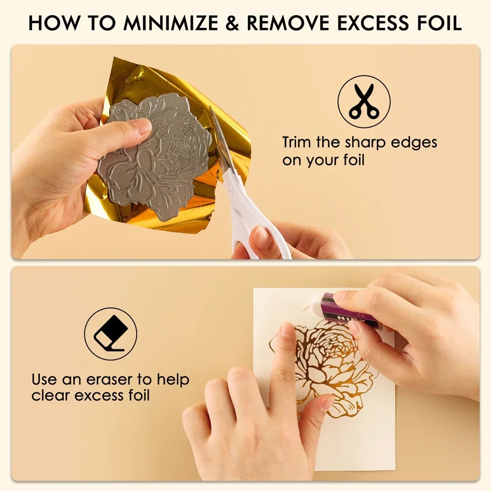 

Hot Stamping Foil Machine Vinyl Film Heat Press Machine Leather Fabric Embossing Transfer Foil Press Machine for Cards Making