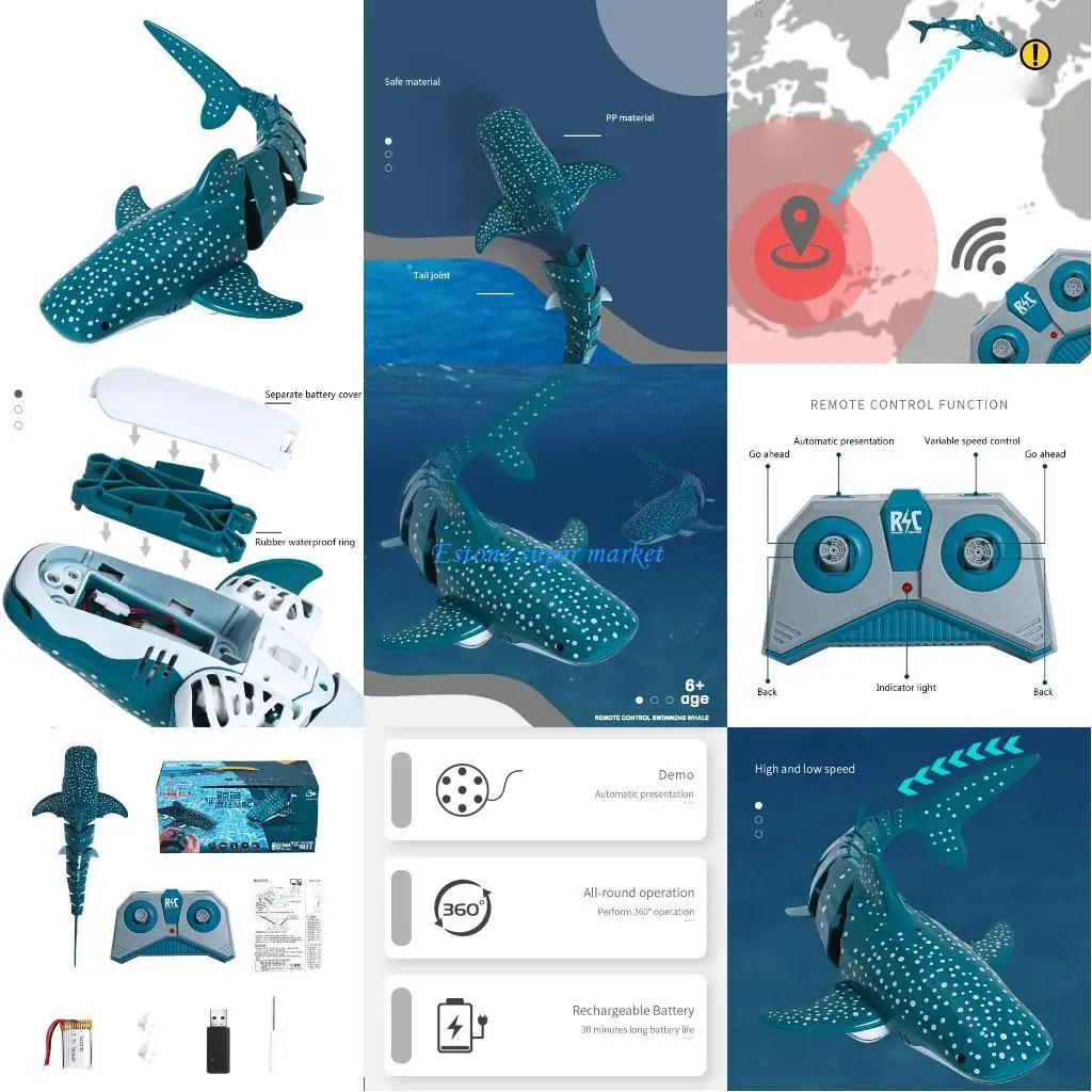 090B Bela novidade barco controle remoto Waterprof Drift com brinquedo leve balanço flexível
