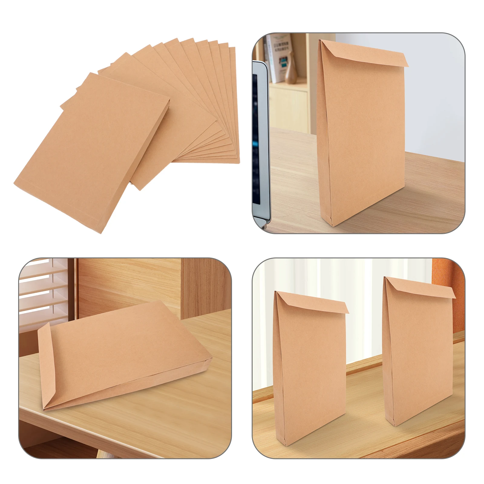 

10 Pcs Double- Tape Sealing Pocket Mailers for Clothing Sleeves Office Documents