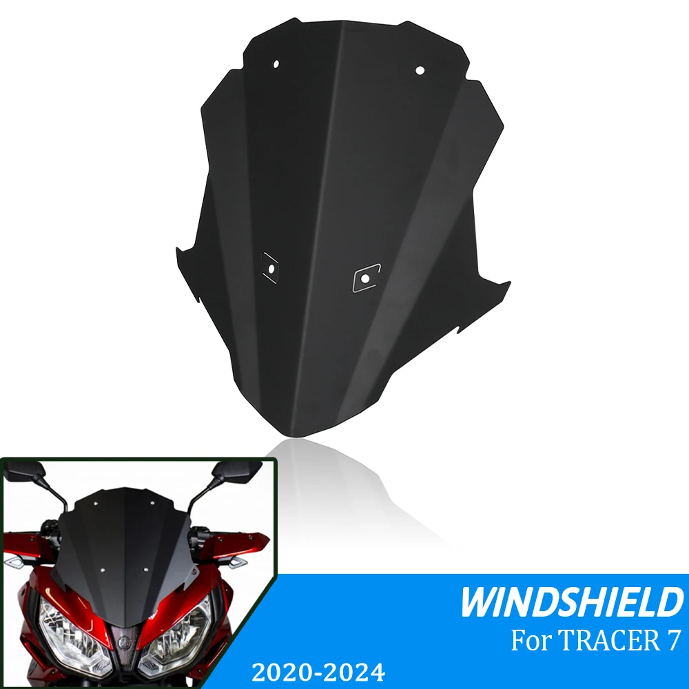 

Motorcycle Windscreen Windshield Fairing Wind Deflector Cover Guard Protector For Yamaha Tracer7 Tracer 7 2020 2022 2023 2024